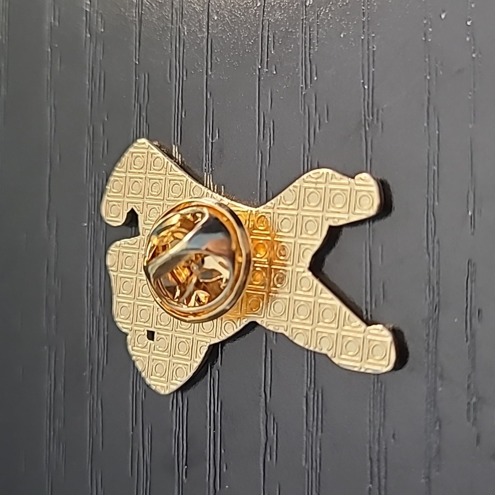 Bodybuilder Frog Enamel Pin - Picture 2 of 3